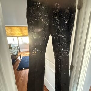 Elegant Black Straight Leg Pants